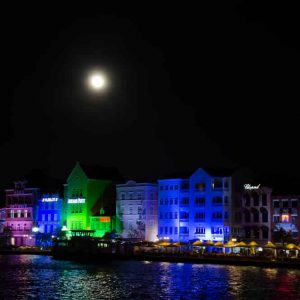 Curacao bij nacht